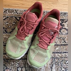 On Cloud Cloudflow - Guava Dust Rose Pink Green